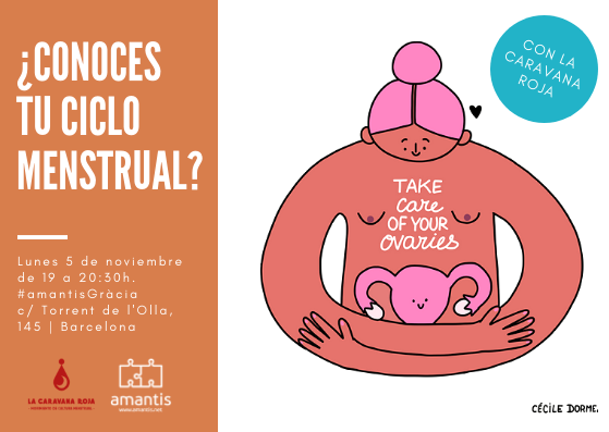 #ciclomenstrual #charla #taller #regla #menstruación #barcelona