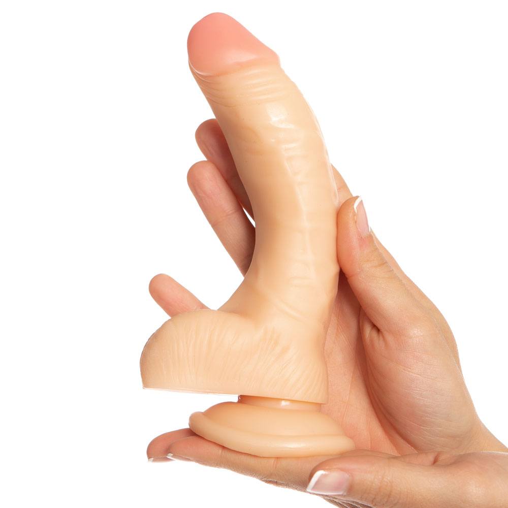 dildo realista curvado